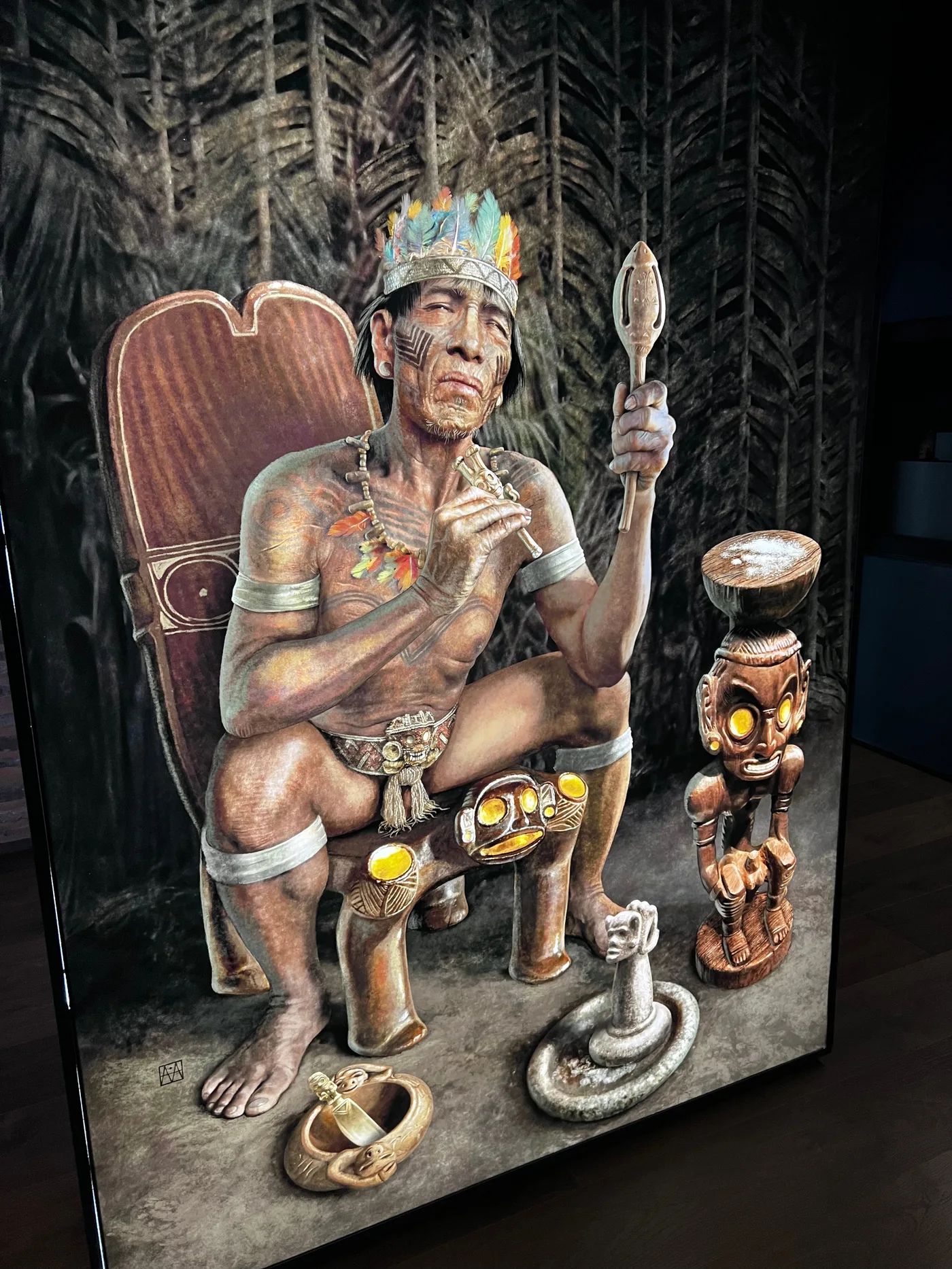 Representation of the Taino people of Hispaniola