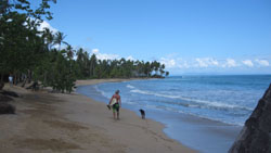 Coson Beach in Las Terrenas