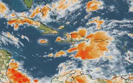 Alerta de lluvias para el Distrito Nacional y 15 provincias