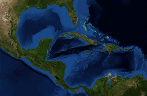 El Mar Caribe produce sonido que llega hasta el espacio